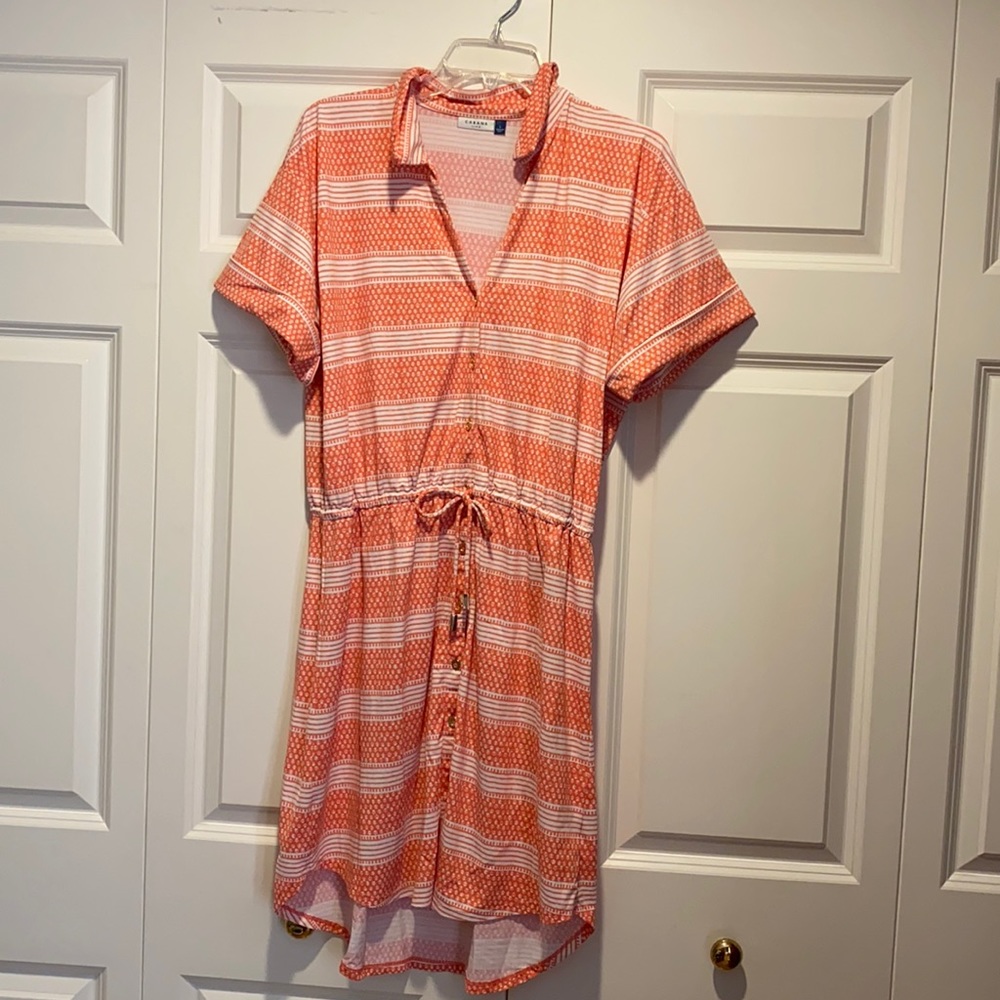 Like new  Cabana life “”Nantucket shirt dress.” Great bathing suit coverup